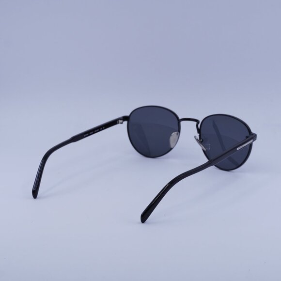 Prada PRB51S 1AB5Z1 Sunglasses Black Round Frame, Black Polarized Lenses - Picture 3 of 10
